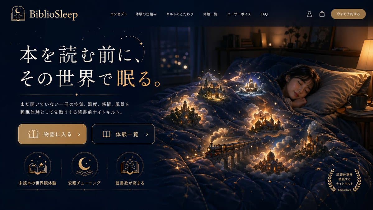Magical Realism Sleep Website — Sora 2 Prompt