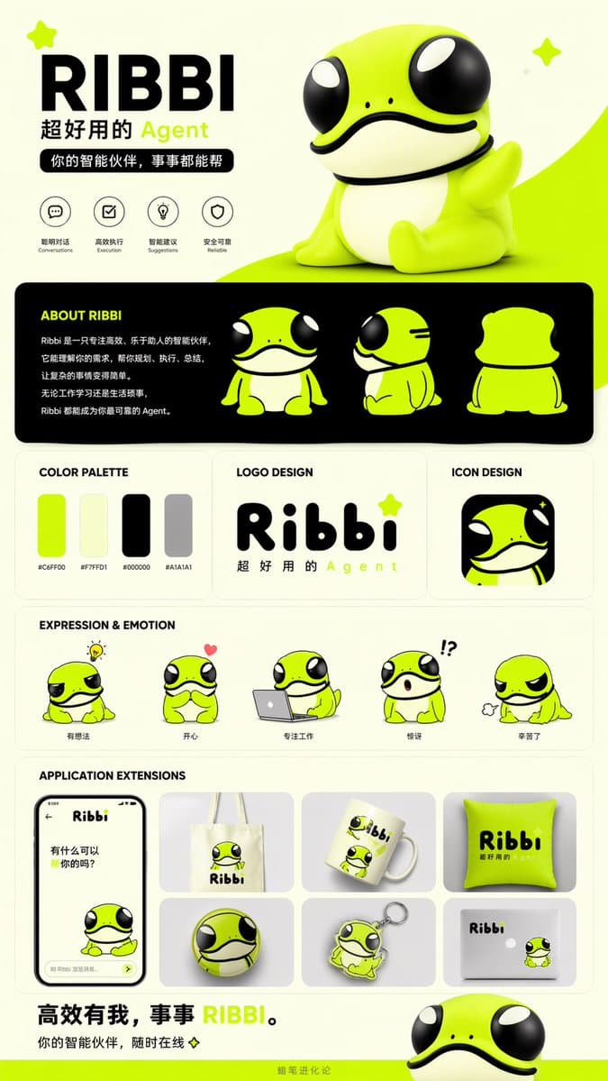 IP Branding: Stickers & Plush Toys Design Prompt