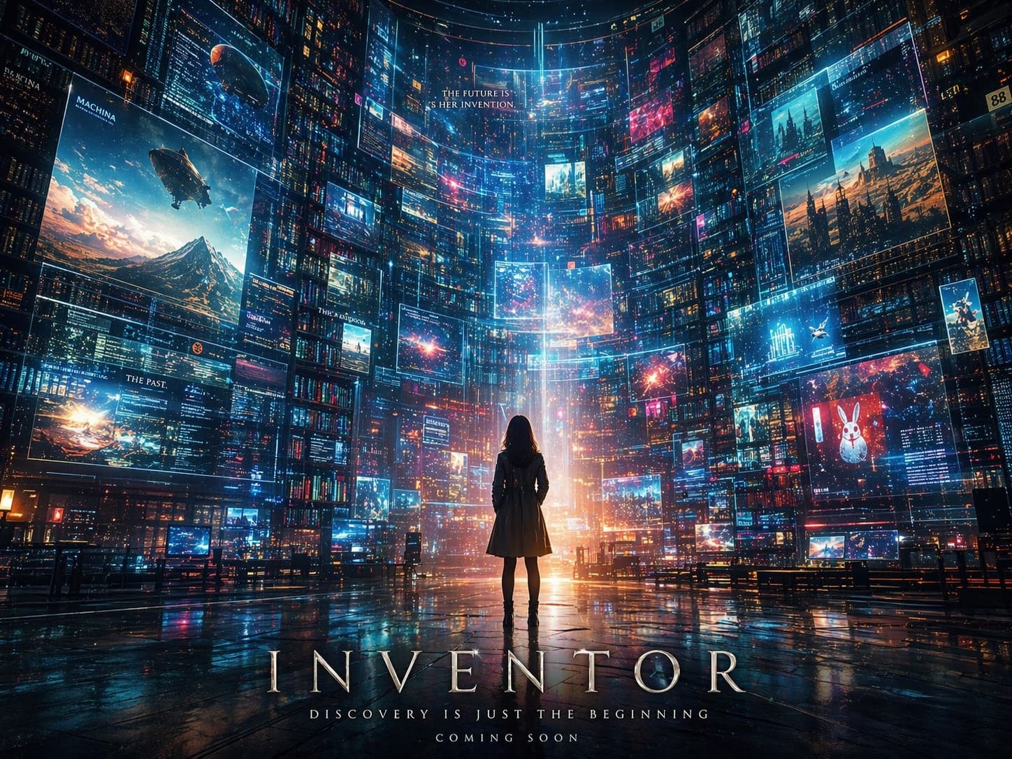 Sci-Fi Movie Teaser Poster — Inventor Prompt