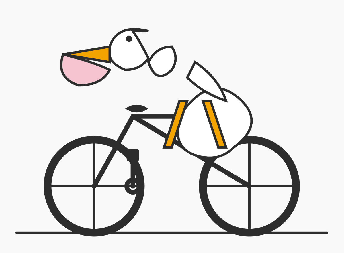 Minimalist SVG Pelican Riding Bicycle — Sora 2 Prompt