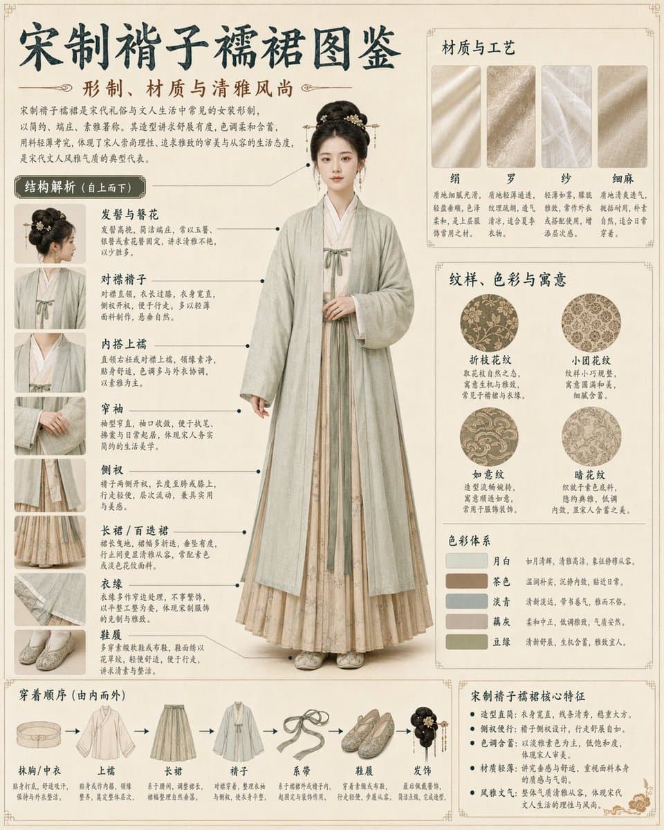 Song Dynasty Hanfu Guide — Sora 2 Prompt