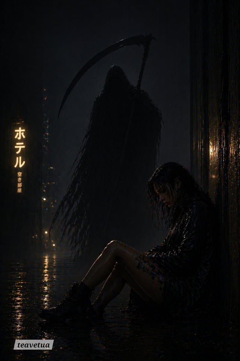 Horror Noir sotto la Pioggia — Prompt del Mietitore