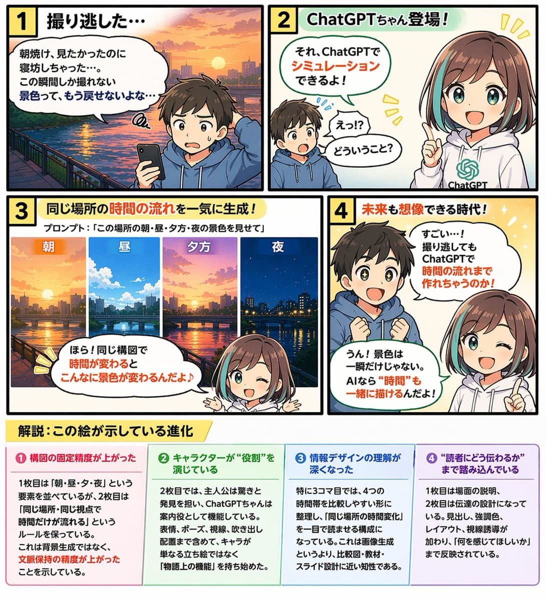 4-Panel Educational Manga Prompt — Sora 2 Hub