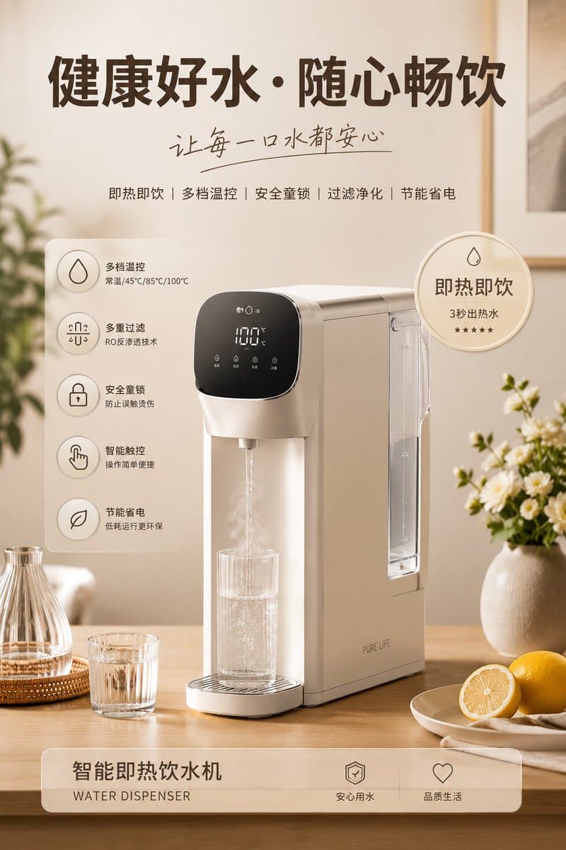 Home Appliance Ad Poster — Sora 2 Commercial Prompt