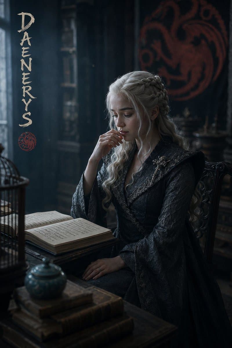 Daenerys Targaryen Portrait — Cinematic Study Prompt