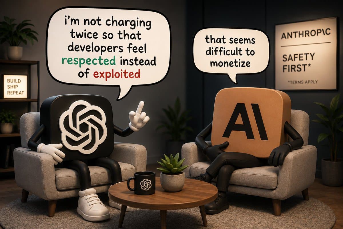 AI Mascot Satirical Debate Room — Sora 2 Prompt
